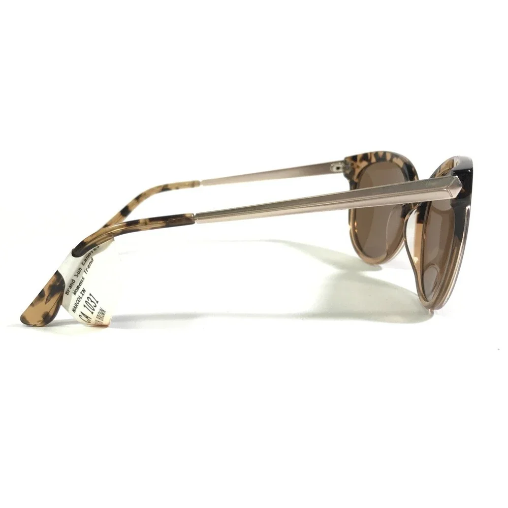 Candies Sunglasses CA1031 47E Gray Tortoise Round Cat Eye Frames w/ Brown Lenses